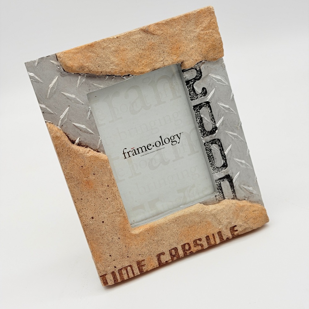 United Design Corp Frame-ology Time Capsule 2000 Industrial Diamond Plate Frame